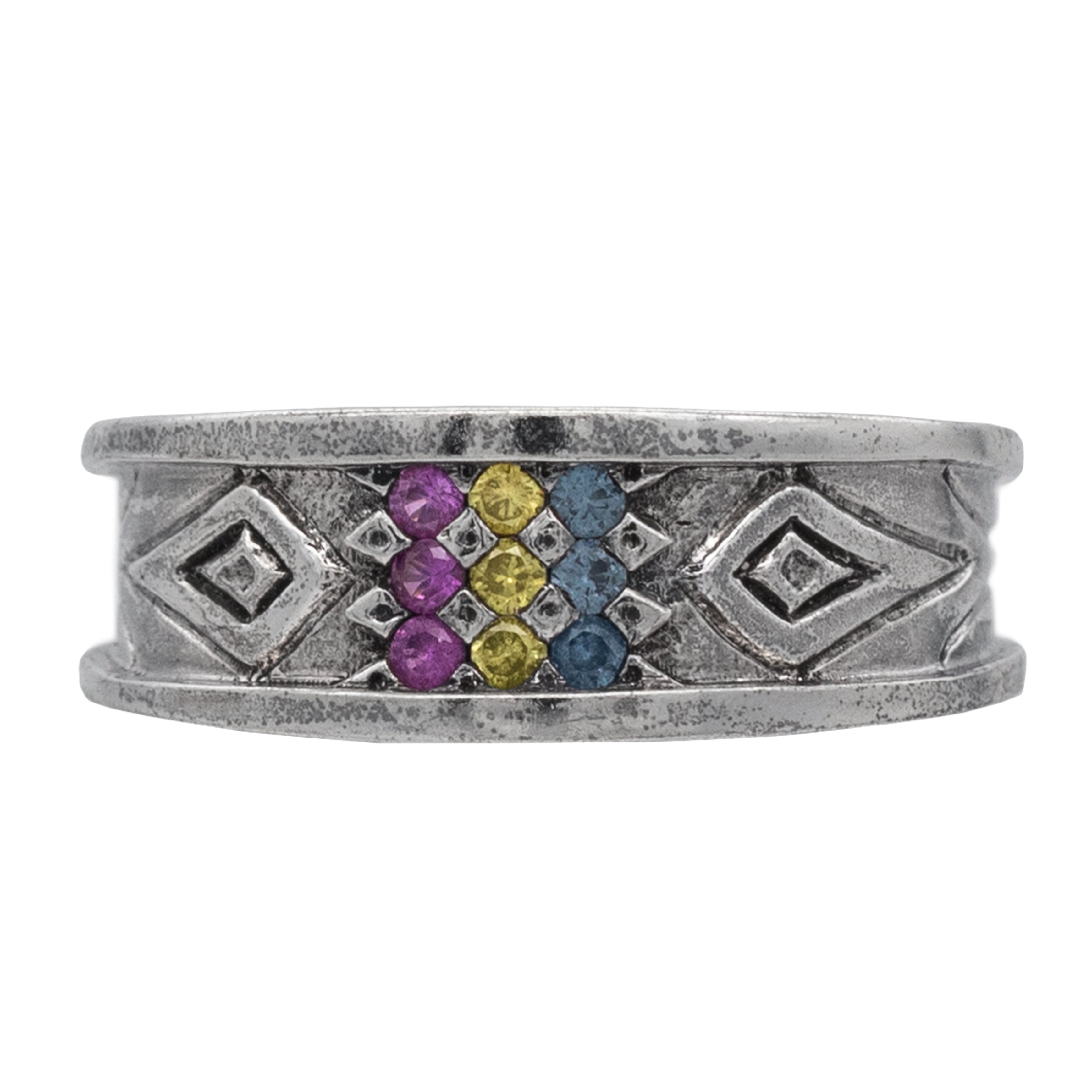 Gemstone Pride Ring - Large