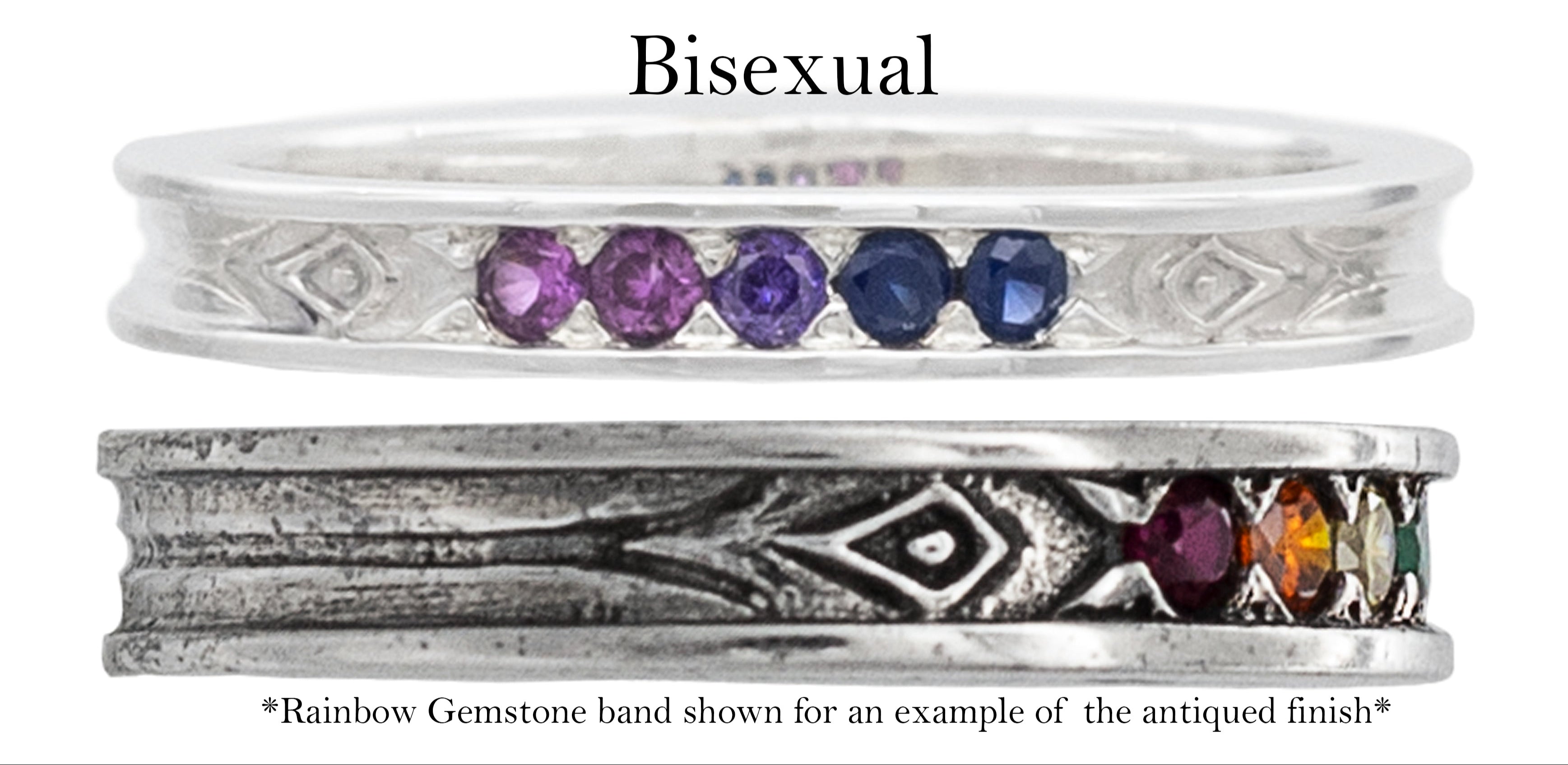 Gemstone Pride Ring - Small