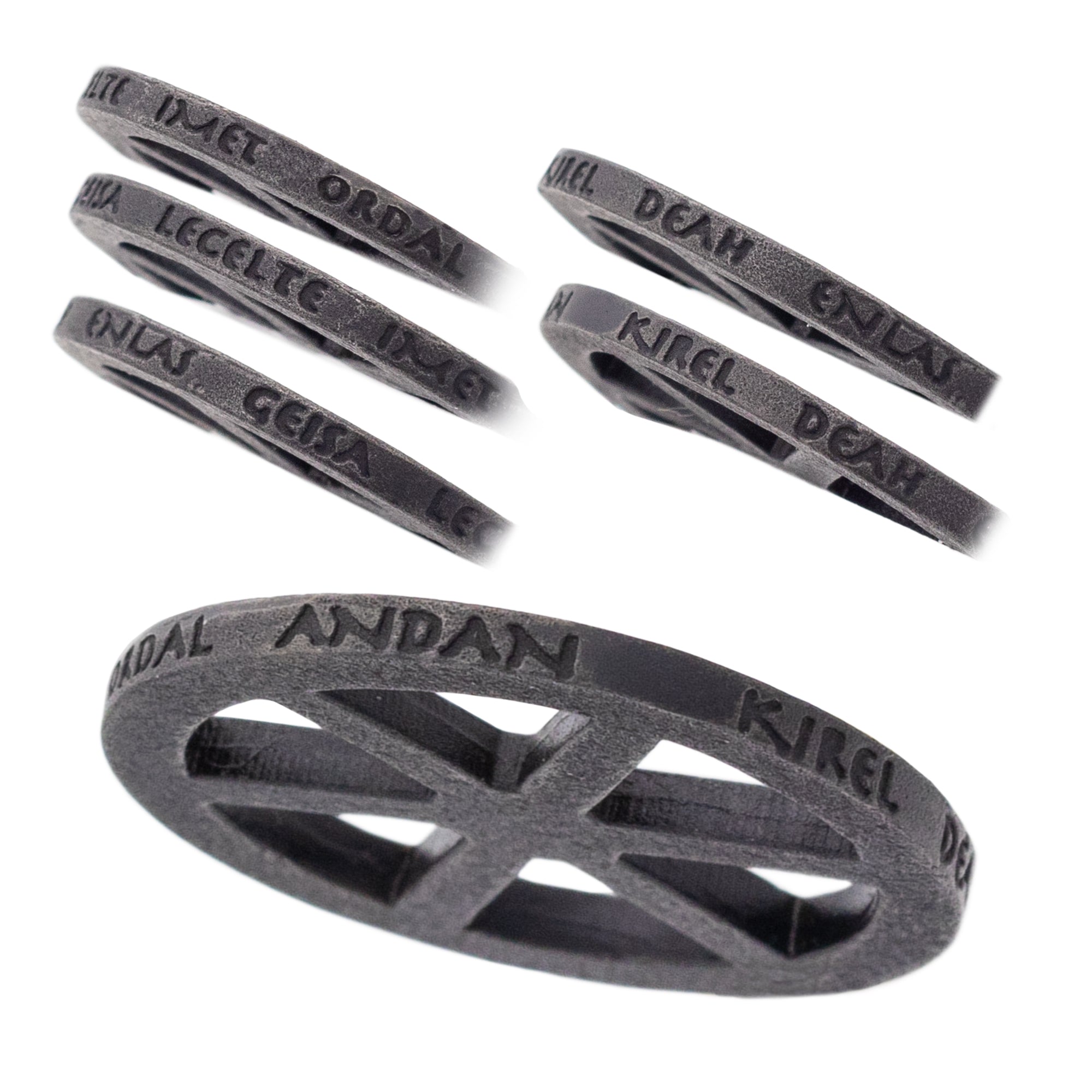Tehlu's Iron Wheel Necklace