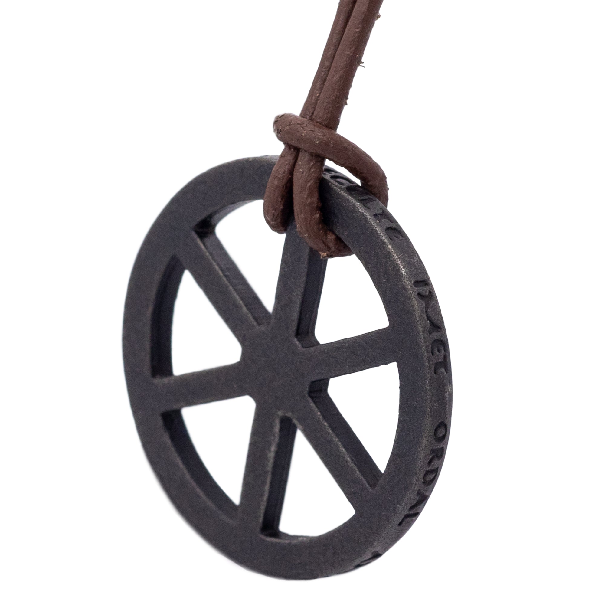 Tehlu's Iron Wheel Necklace