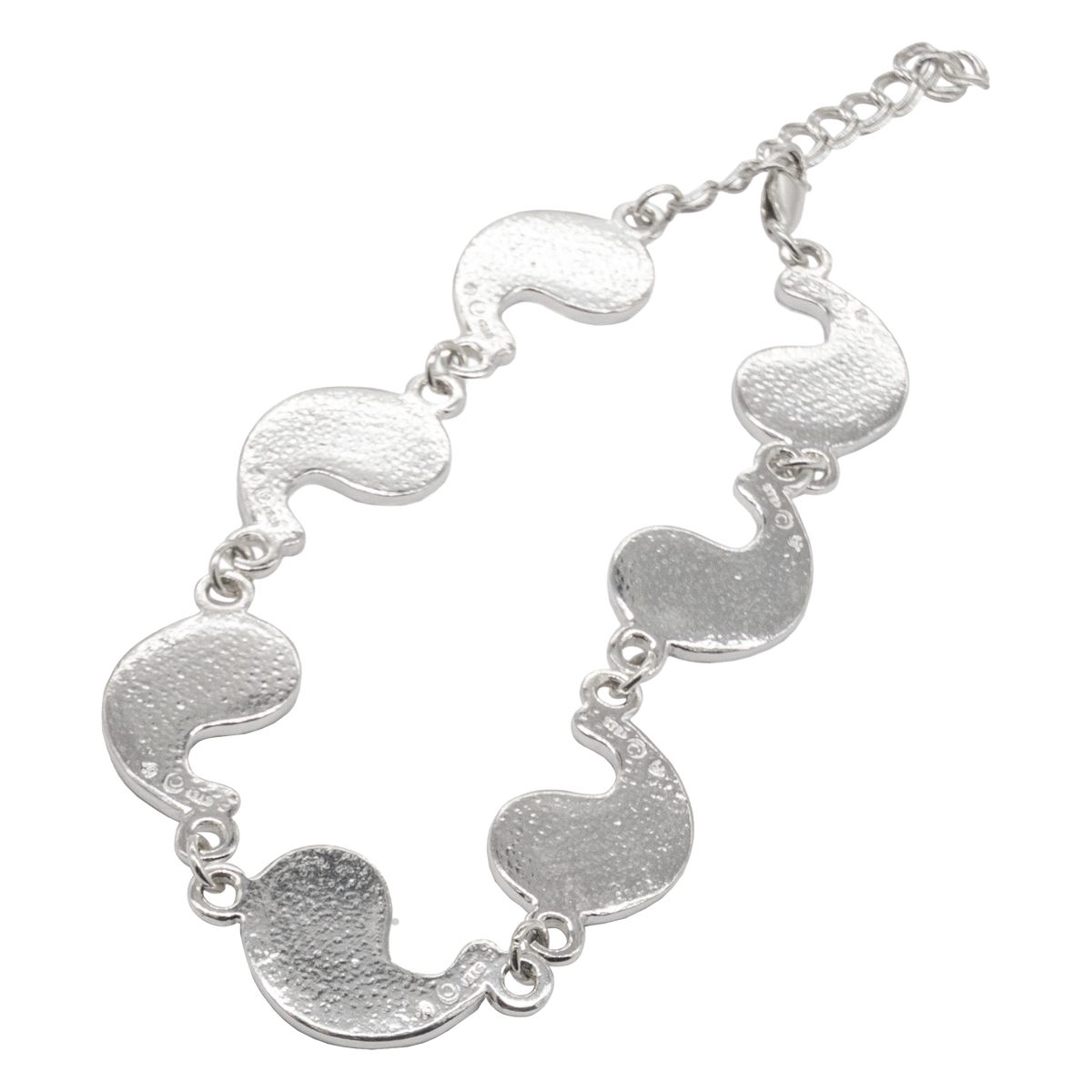 Flame of Tar Valon Ajah Bracelet - Enameled Sterling Silver