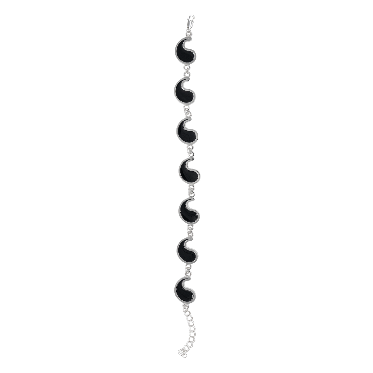 Flame of Tar Valon Ajah Bracelet - Enameled Sterling Silver