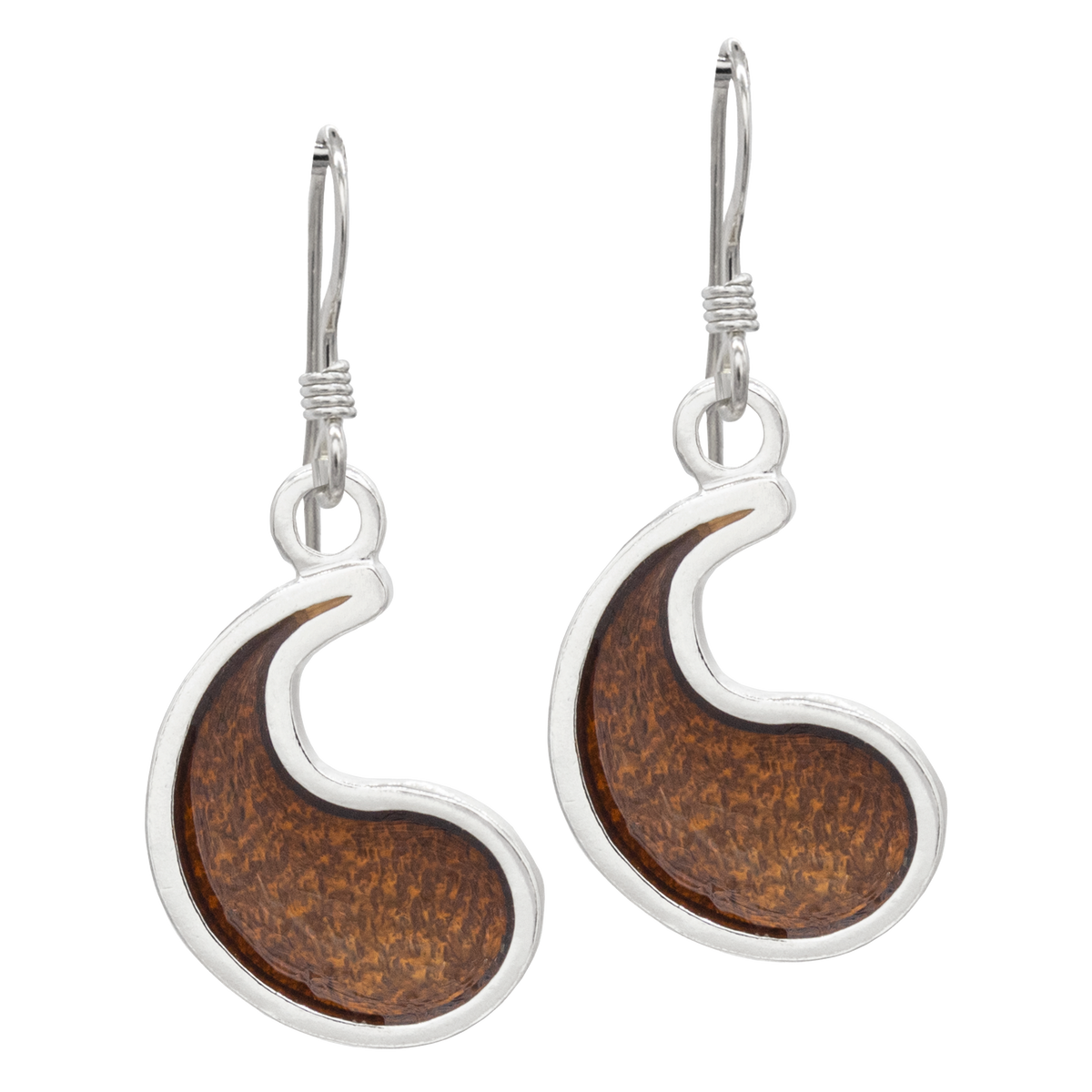 Flame of Tar Valon Ajah Earrings - Enameled Sterling Silver
