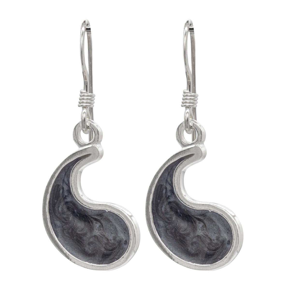 Flame of Tar Valon Ajah Earrings - Enameled Sterling Silver