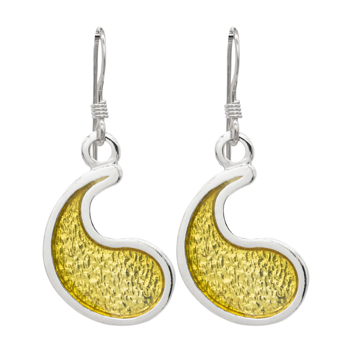 Flame of Tar Valon Ajah Earrings - Enameled Sterling Silver
