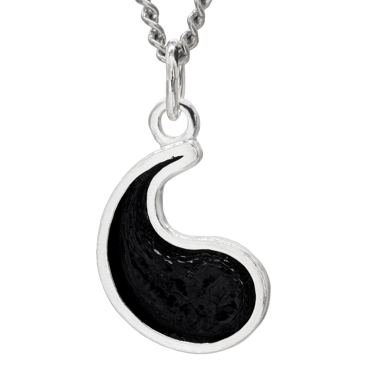 Flame of Tar Valon Ajah Necklace - Enameled Sterling Silver