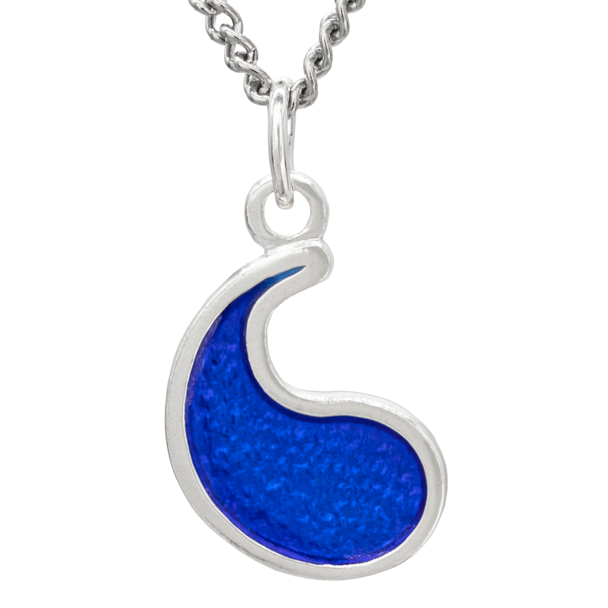 Flame of Tar Valon Ajah Necklace - Enameled Sterling Silver
