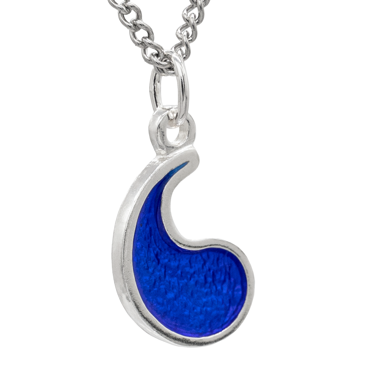 Flame of Tar Valon Ajah Necklace - Enameled Sterling Silver