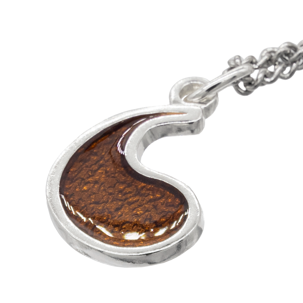 Flame of Tar Valon Ajah Necklace - Enameled Sterling Silver