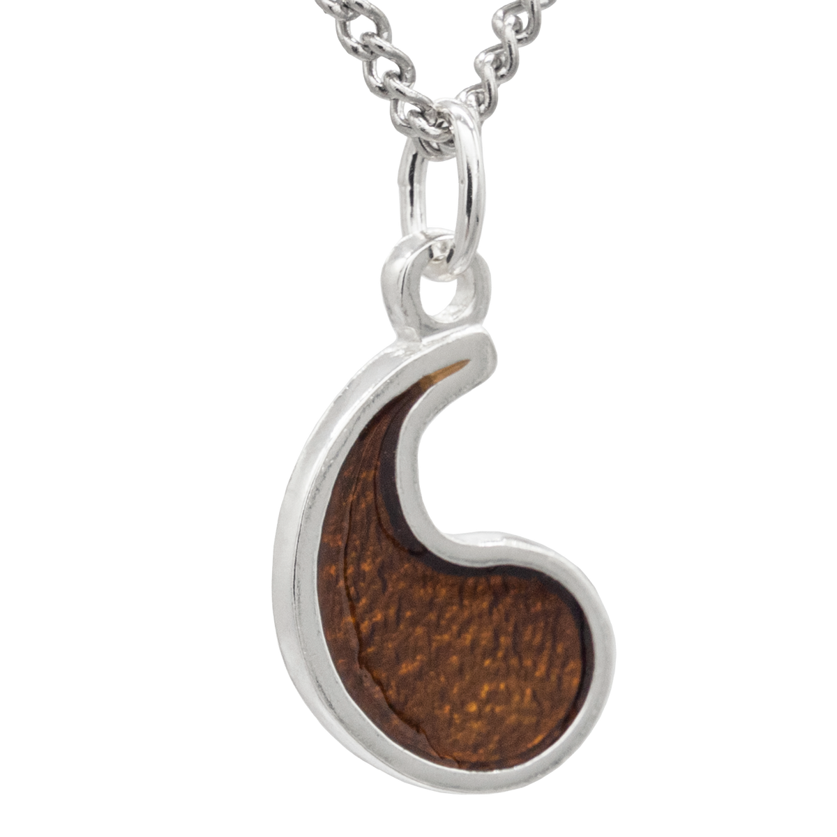 Flame of Tar Valon Ajah Necklace - Enameled Sterling Silver
