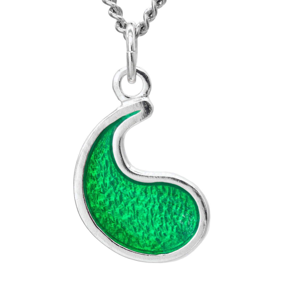 Flame of Tar Valon Ajah Necklace - Enameled Sterling Silver