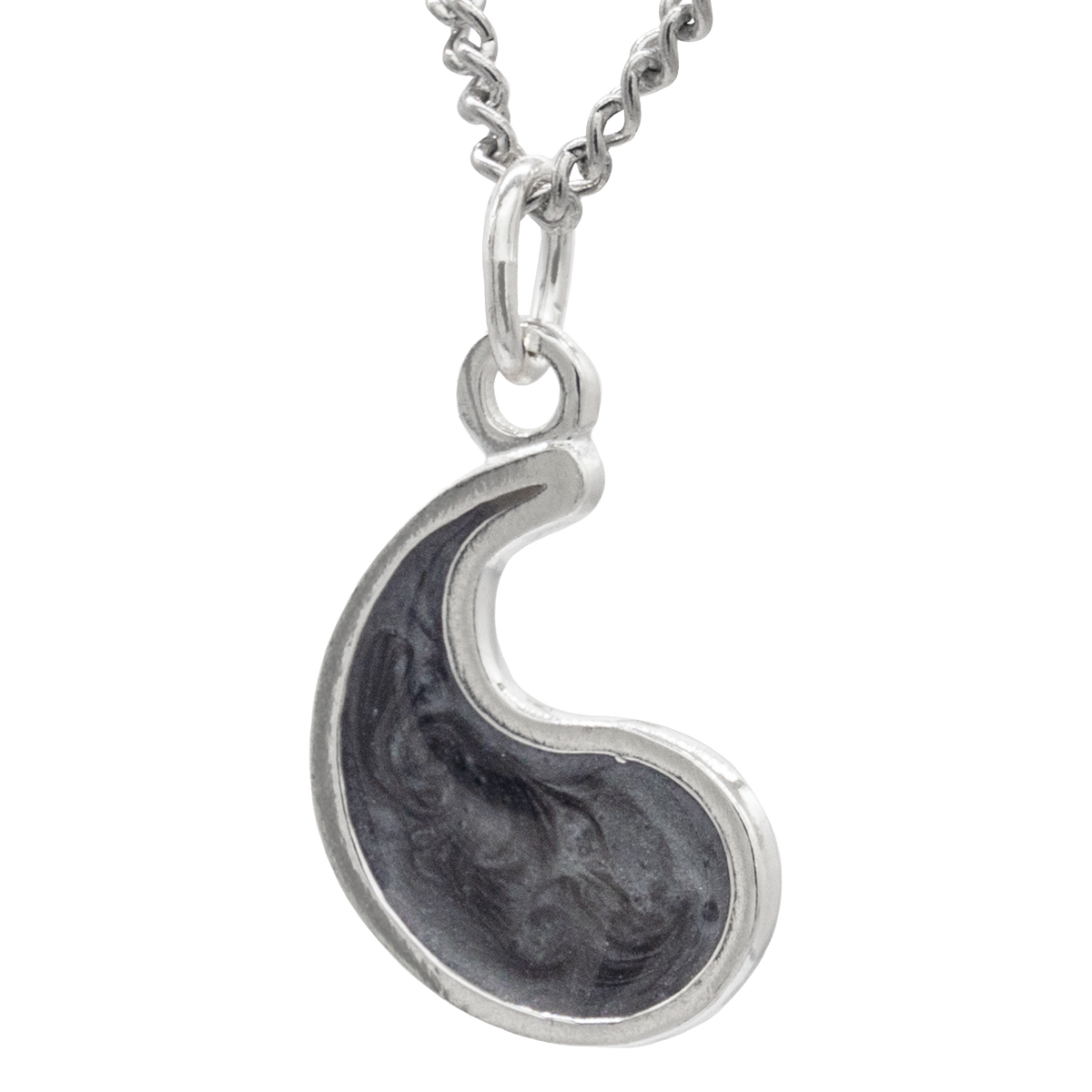 Flame of Tar Valon Ajah Necklace - Enameled Sterling Silver