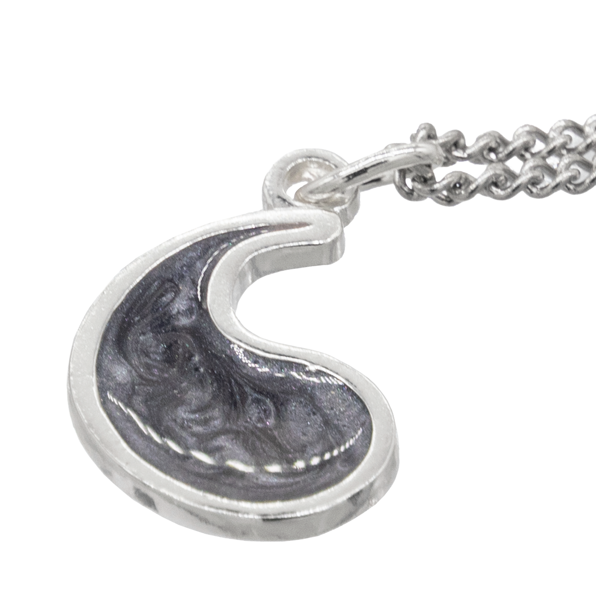 Flame of Tar Valon Ajah Necklace - Enameled Sterling Silver