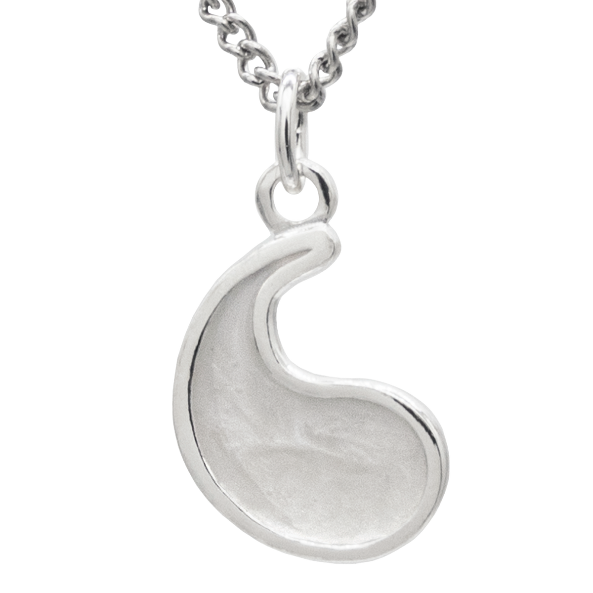 Flame of Tar Valon Ajah Necklace - Enameled Sterling Silver
