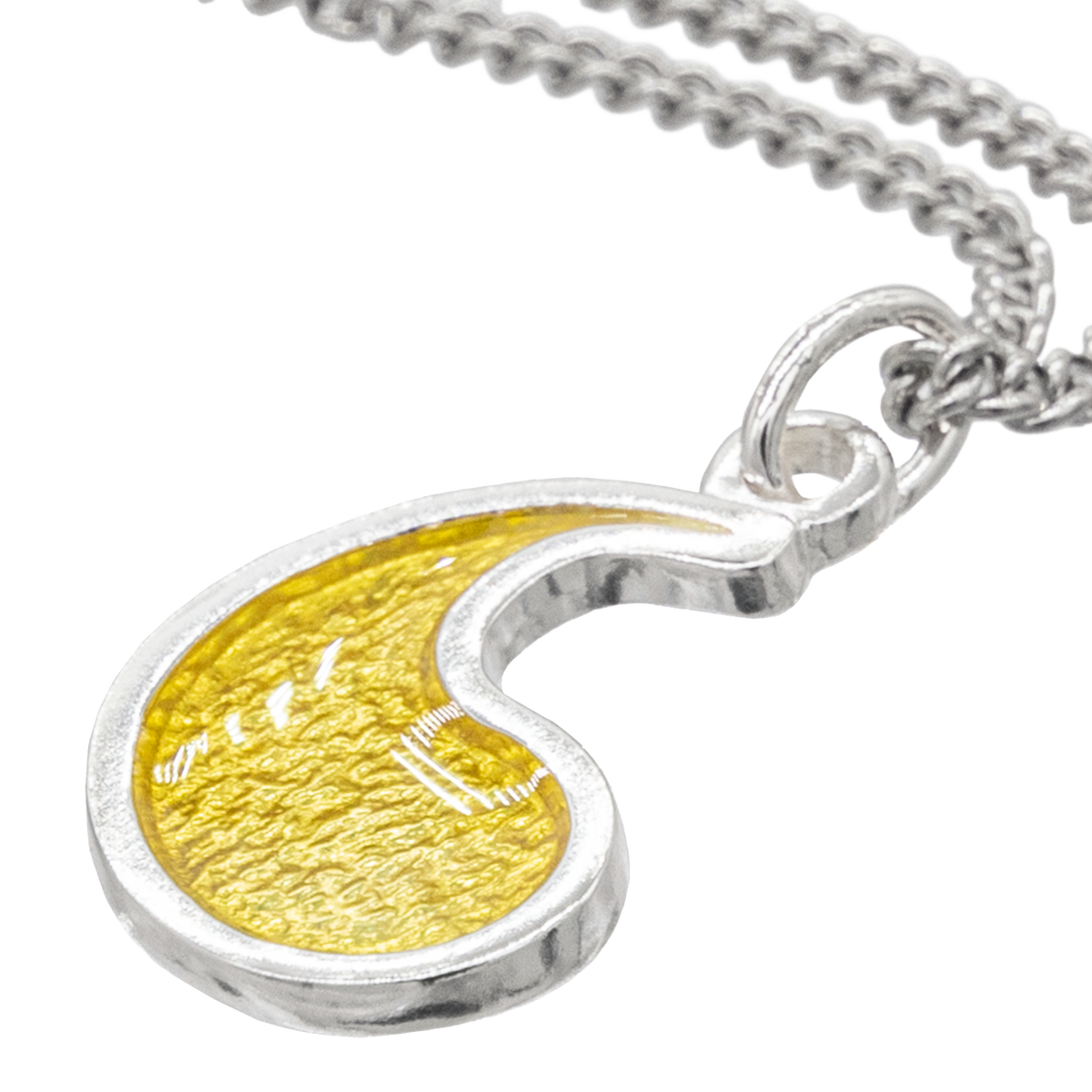 Flame of Tar Valon Ajah Necklace - Enameled Sterling Silver