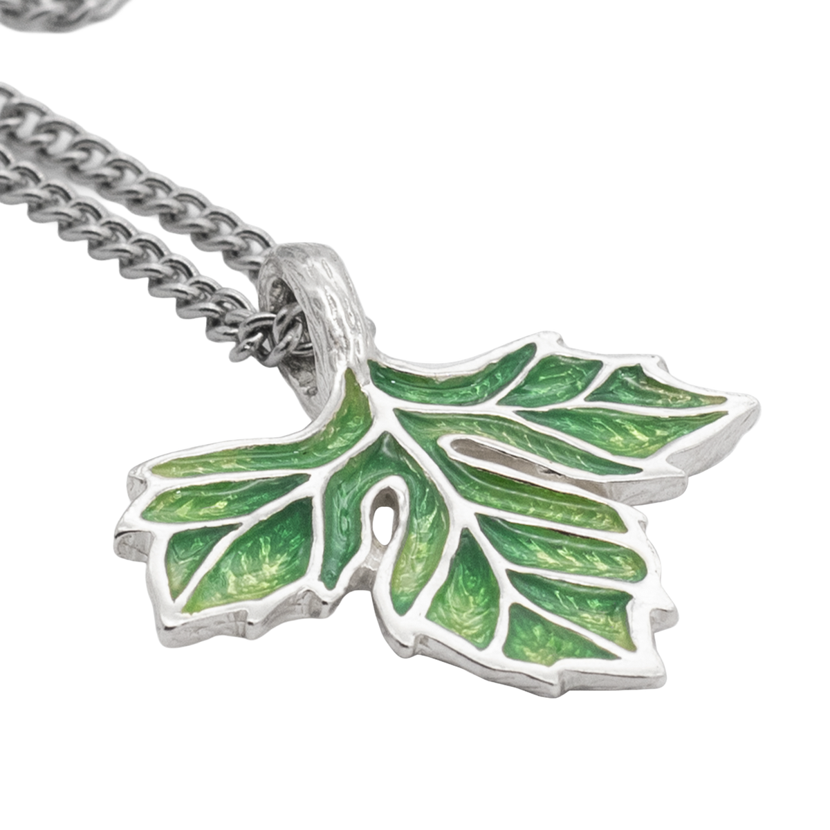 The Avendesora Leaf Necklace - Enameled