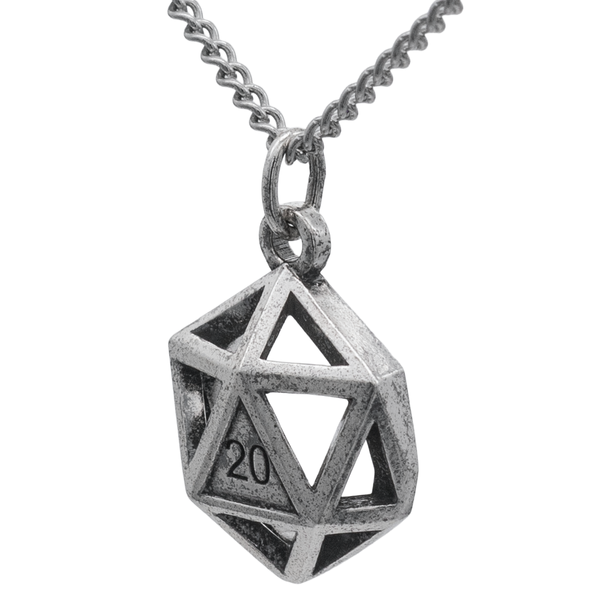 Hollow D20 Necklace - Badali Original