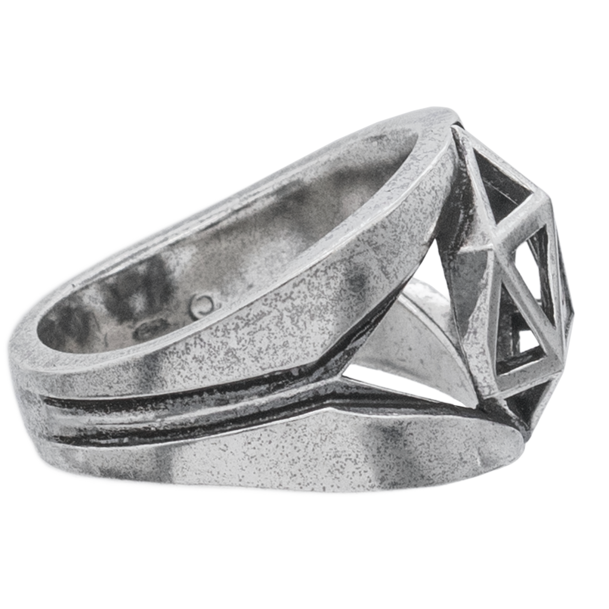 Hollow D20 Signet Ring - Badali Original