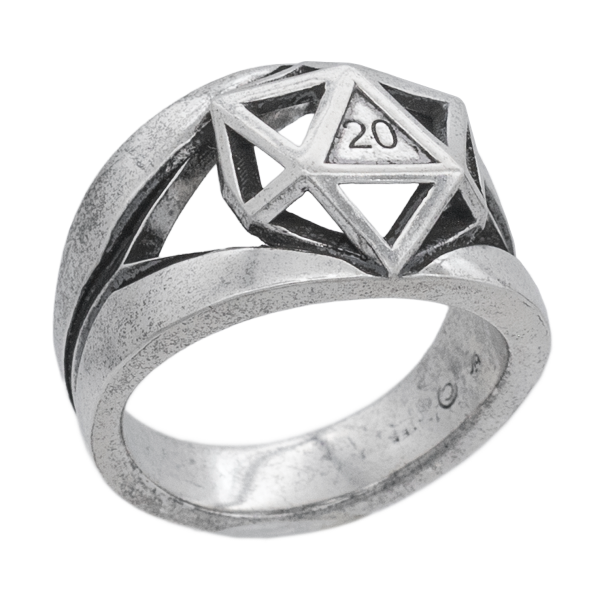 Hollow D20 Signet Ring - Badali Original