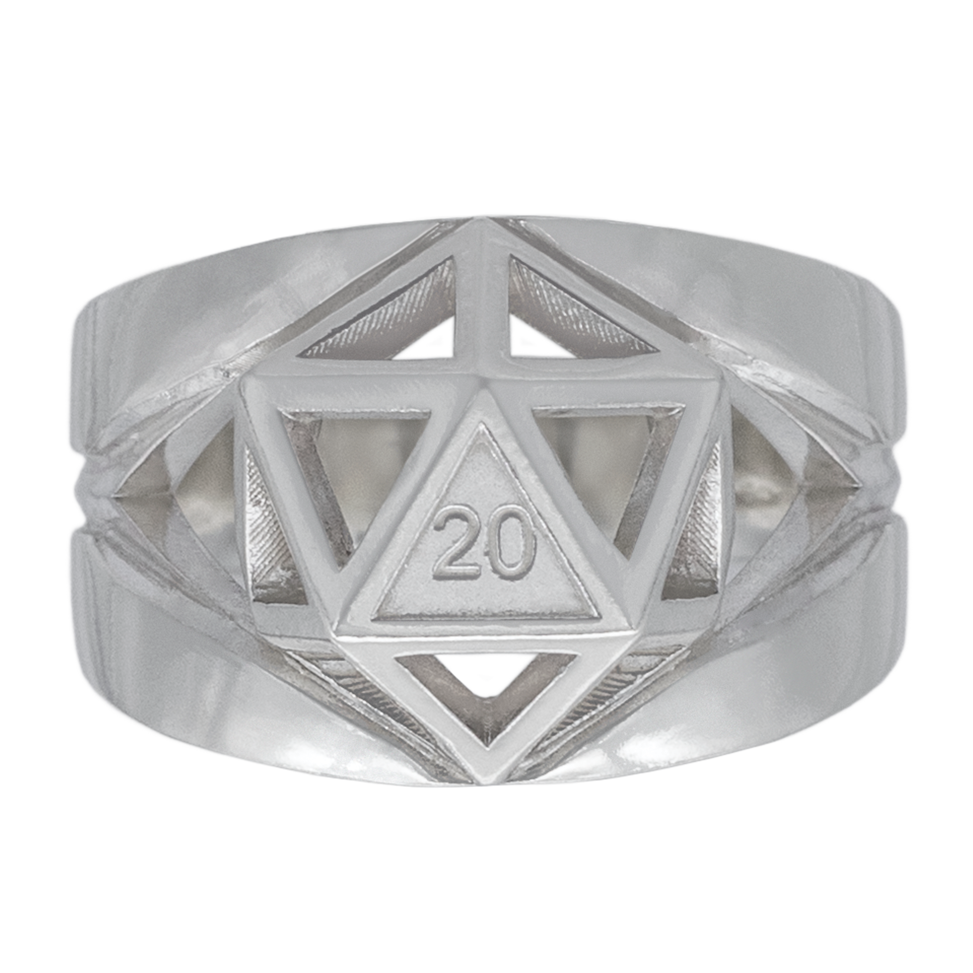 Hollow D20 Signet Ring - Badali Original