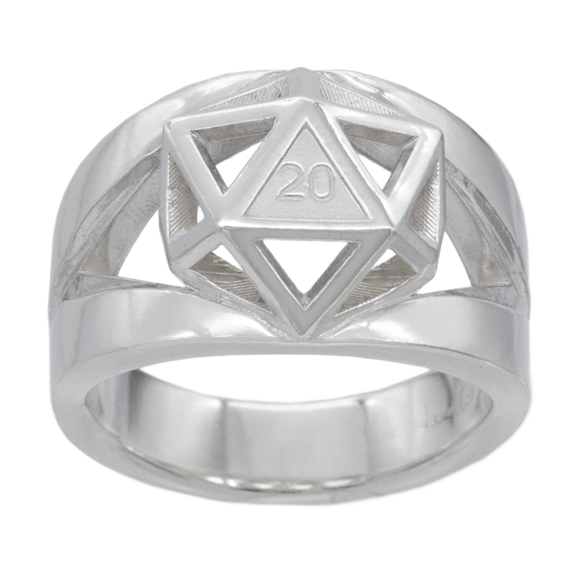 Hollow D20 Signet Ring - Badali Original