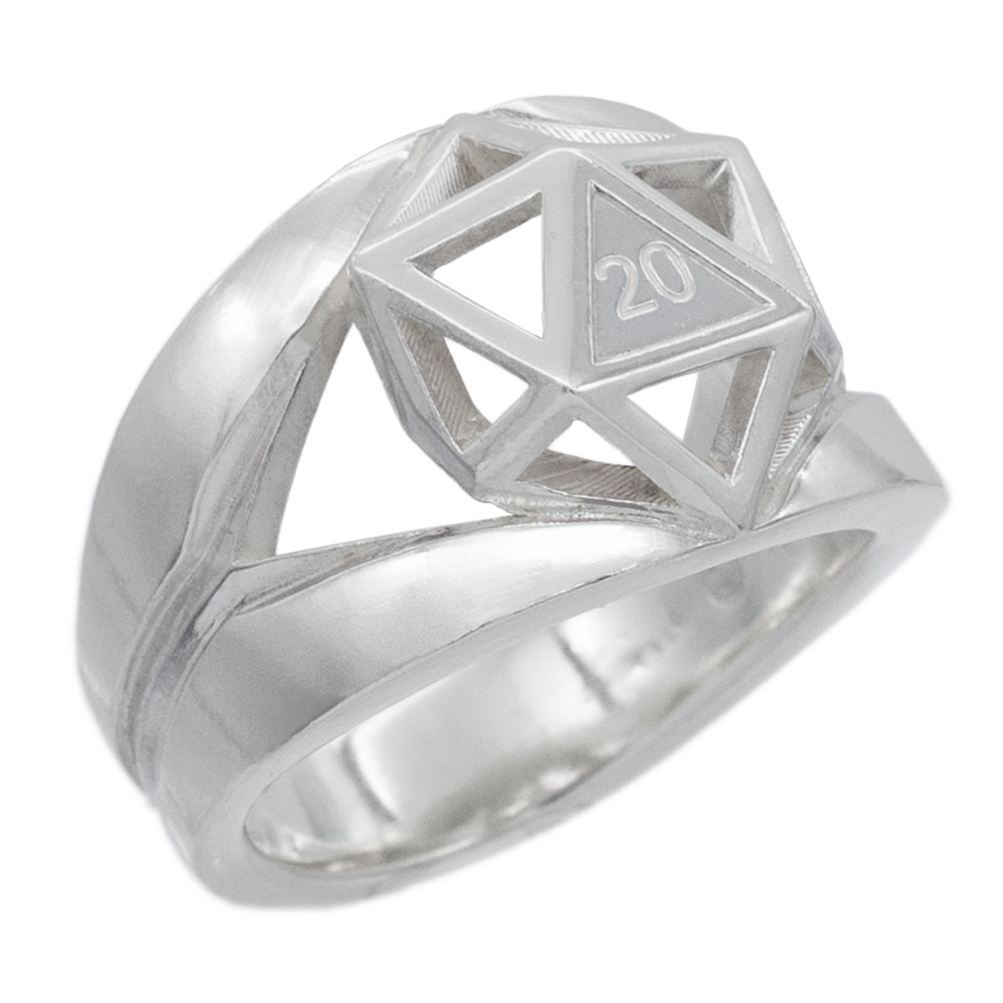 Hollow D20 Signet Ring - Badali Original