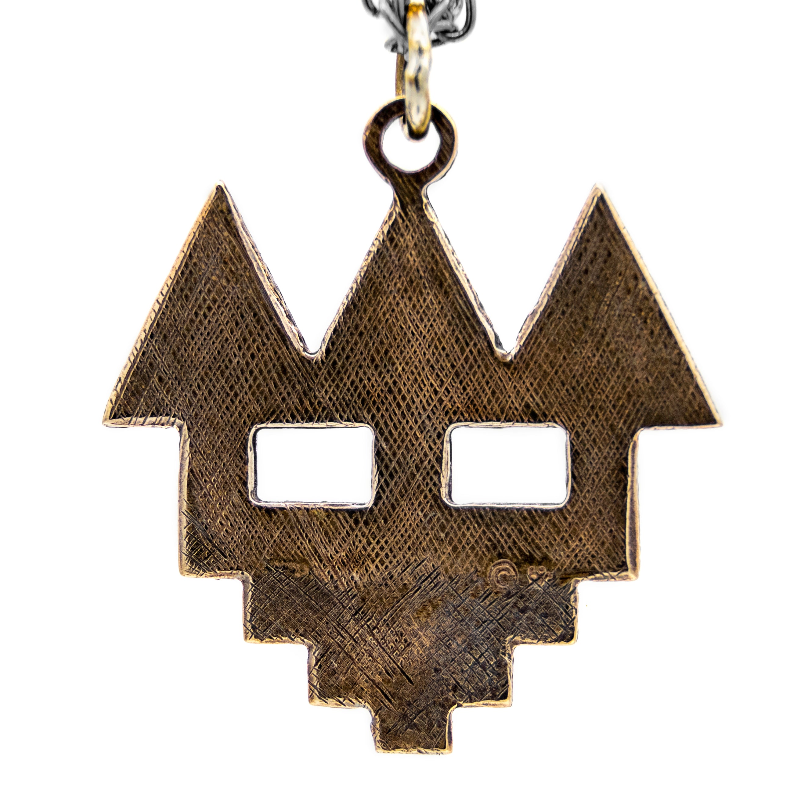 Blue Society Pendant - Bronze