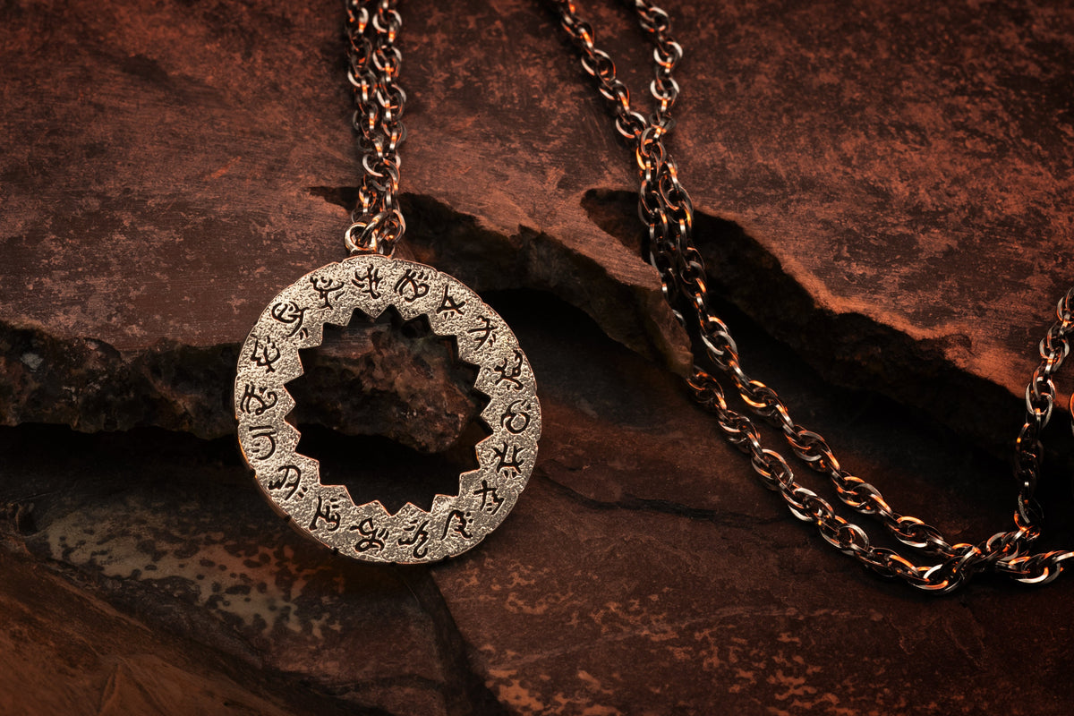Ward Circle Pendant - Bronze