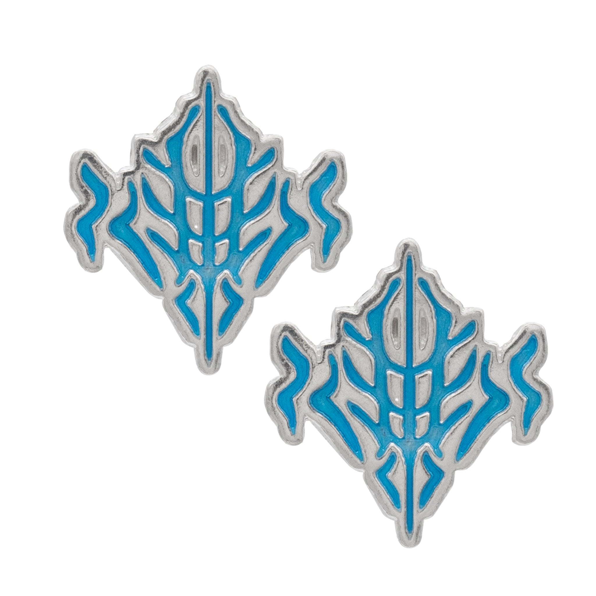 Beteb Glyph Cufflinks - Enameled Silver - BJS Inc. - Cufflinks