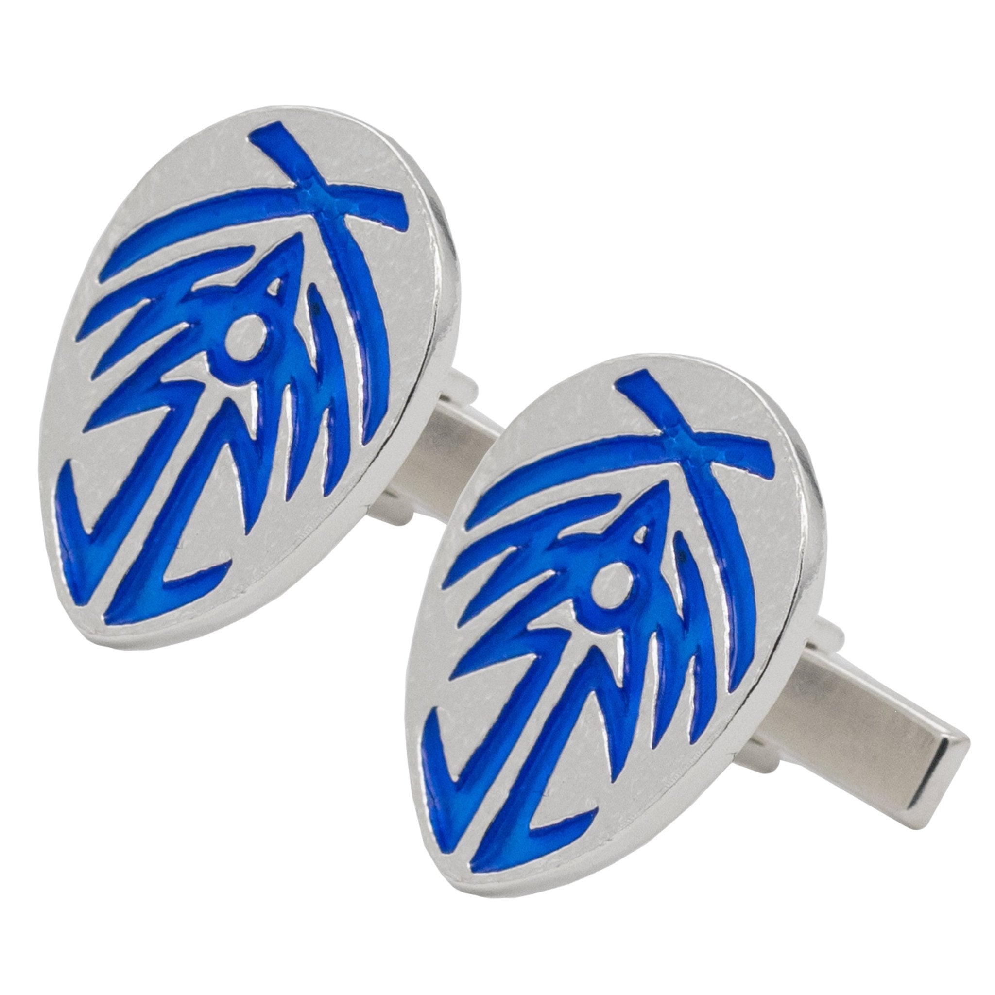 Bridge Four® Badge Cufflinks - Enameled Silver - BJS Inc. - Cufflinks