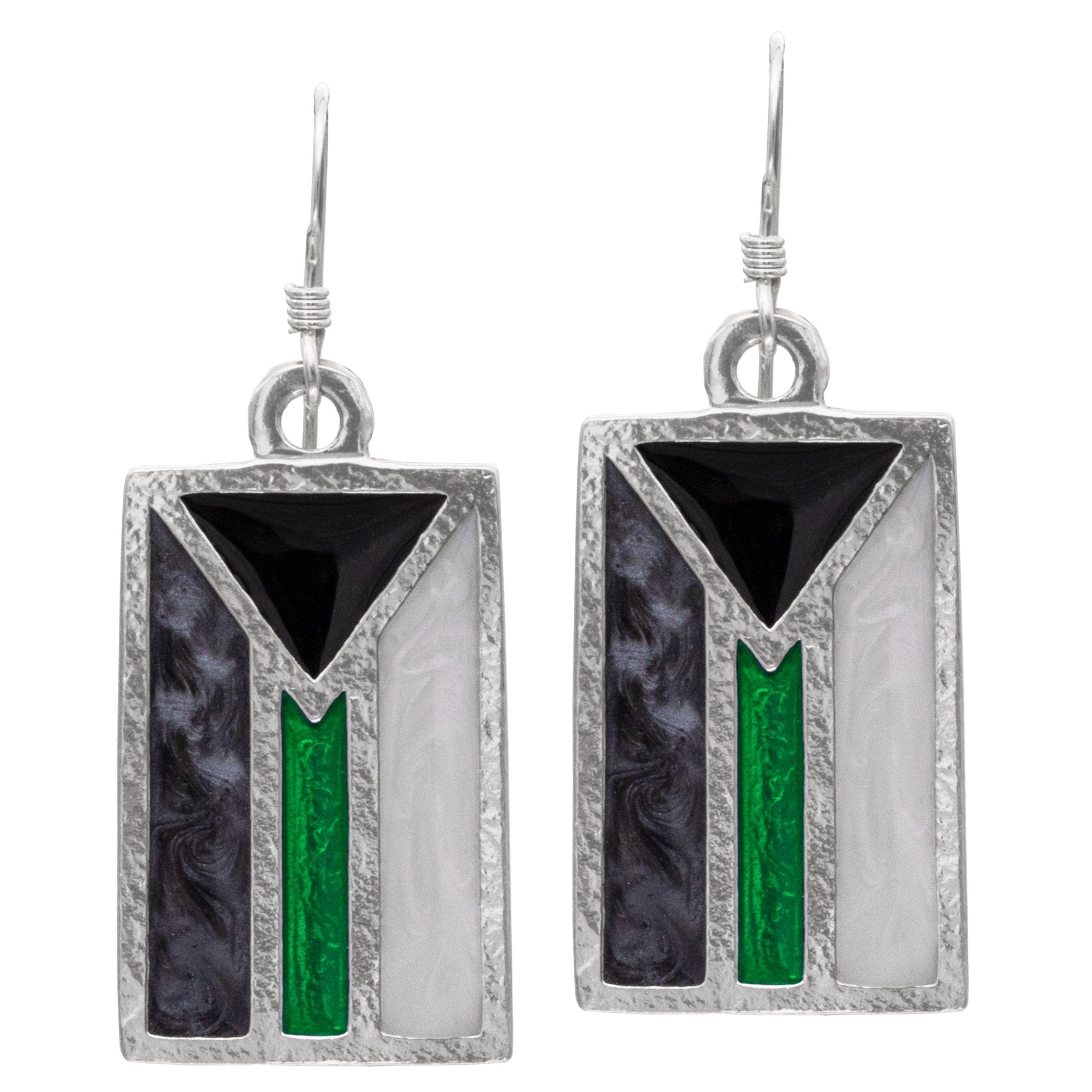Demiromantic PRIDE Flag Earrings - BJS Inc. - Earrings