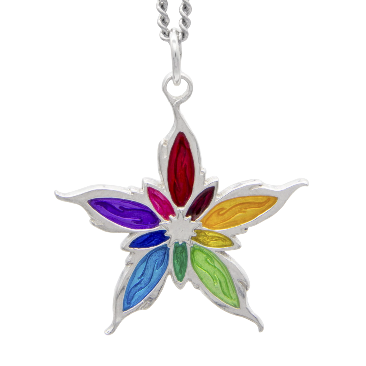 Enameled Nalthis Pendant - Sterling Silver