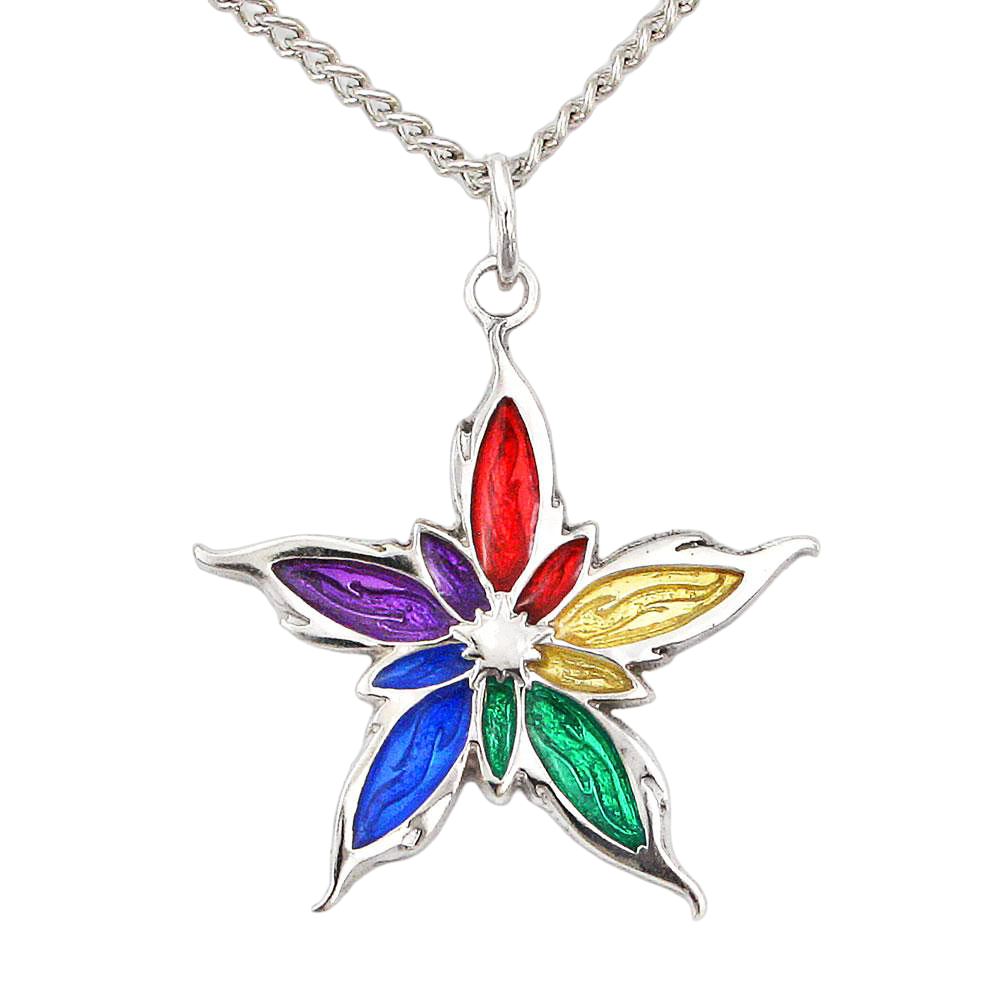 Enameled Nalthis Pendant - Sterling Silver