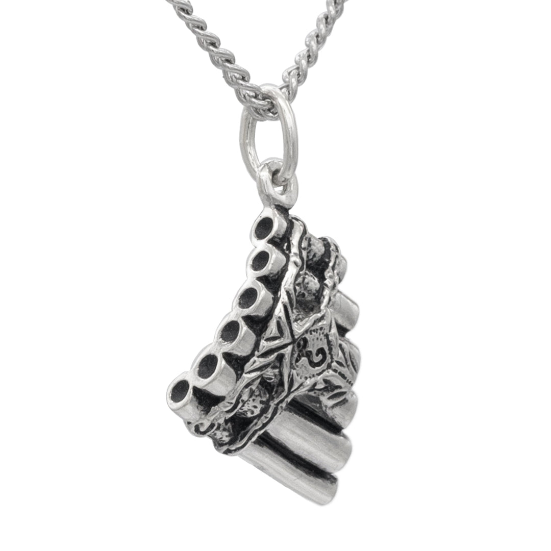 Kingkiller Jewelry Eolian Talent Pipes Necklace, Corner Hanging