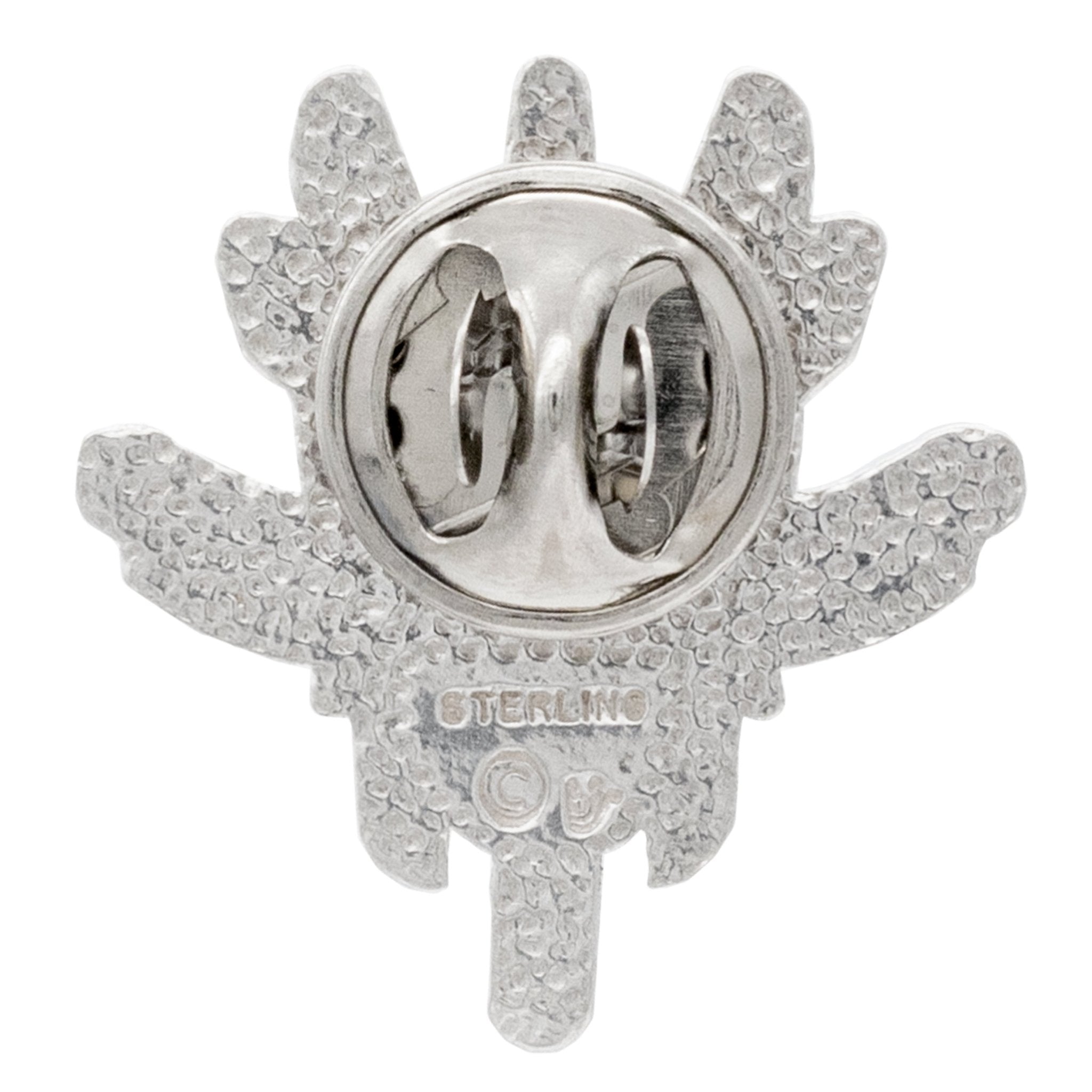 Ishi Glyph Pin - Enameled Silver - BJS Inc. - Pin