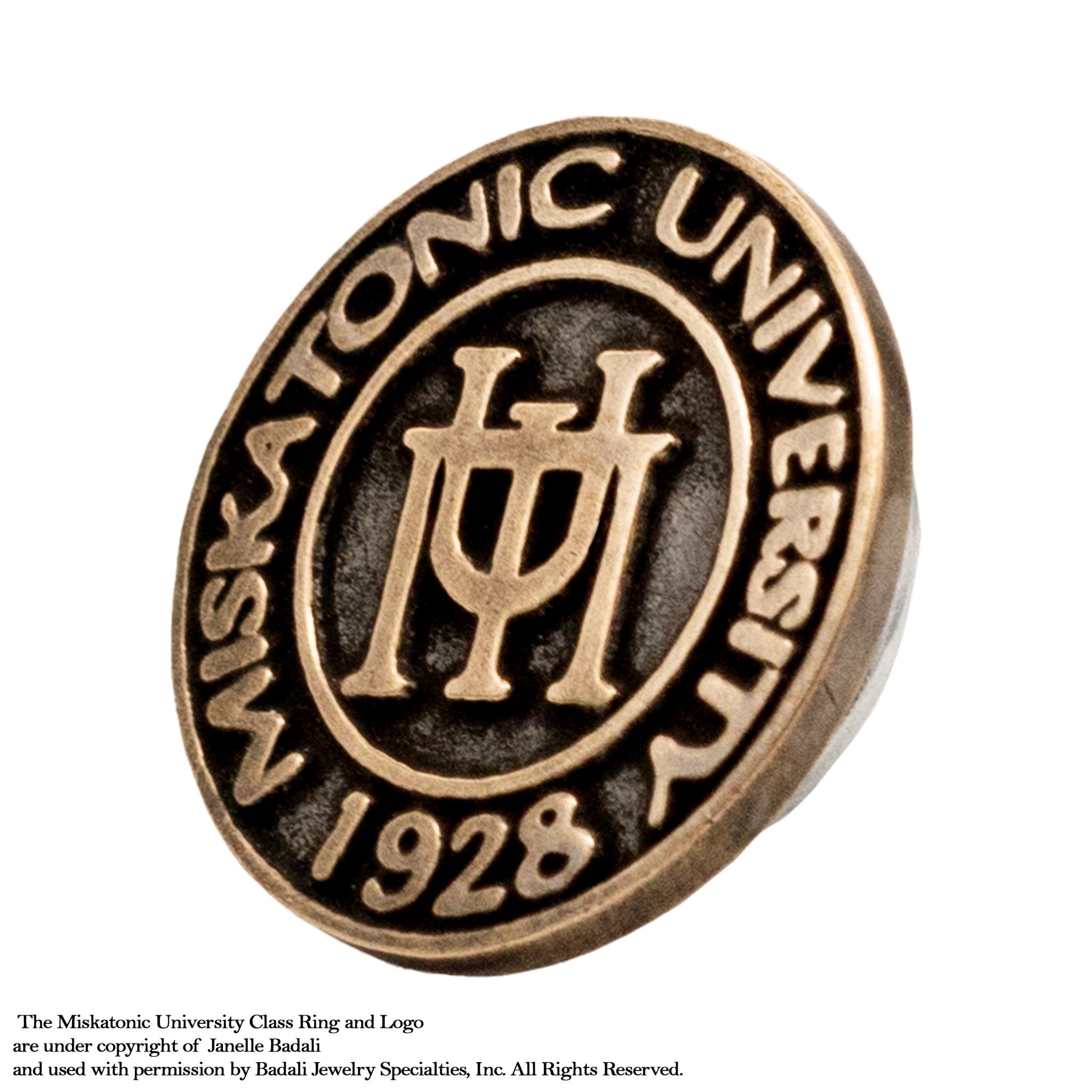 Miskatonic University Pin - Bronze - BJS Inc. - Pin