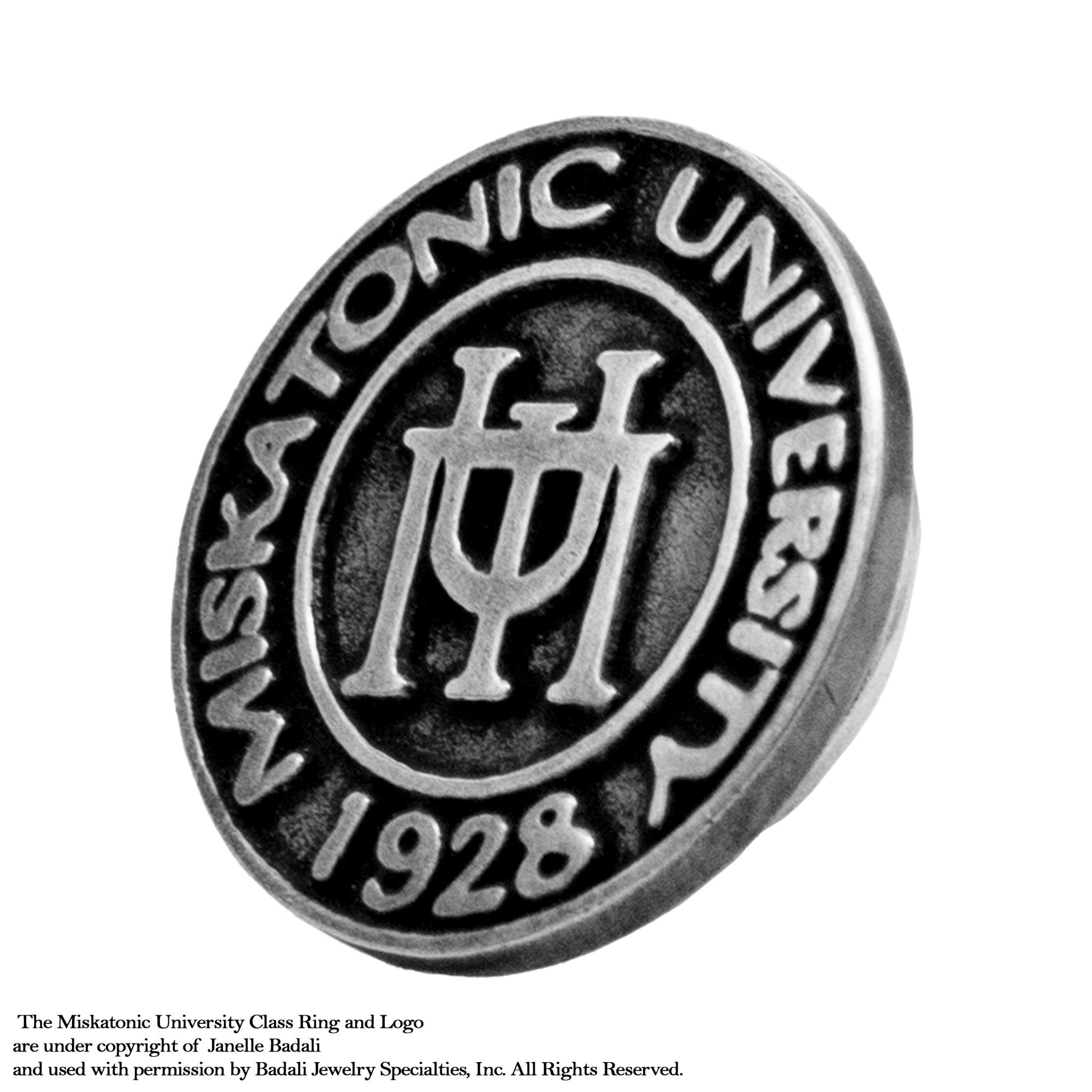 Miskatonic University Pin - Silver - BJS Inc. - Pin