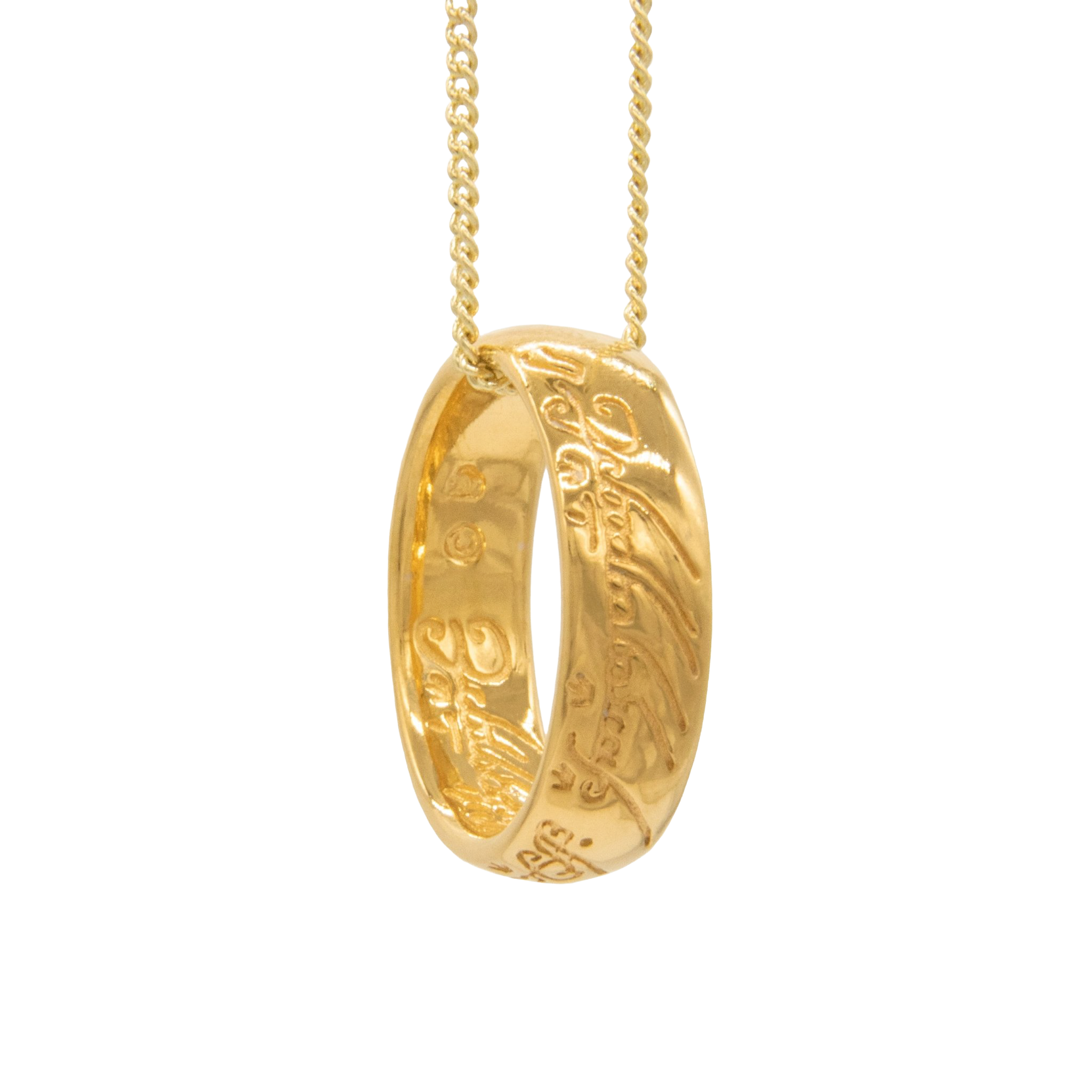 The ONE RING™ Necklace - GOLLUM™ Gold