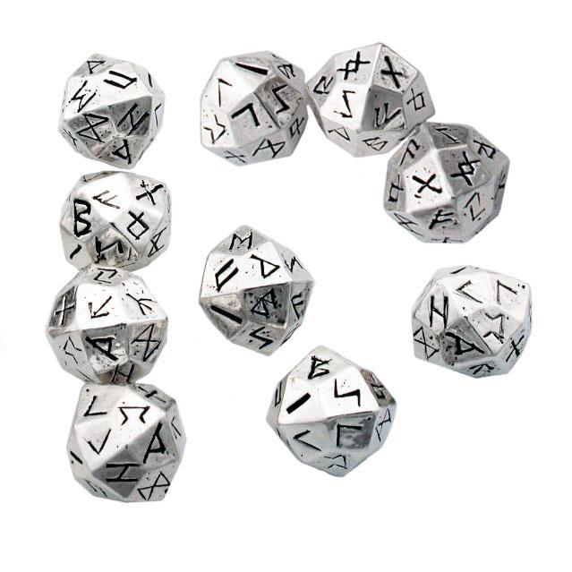 24 Sided Elder Futhark Rune Dice - BJS Inc. -