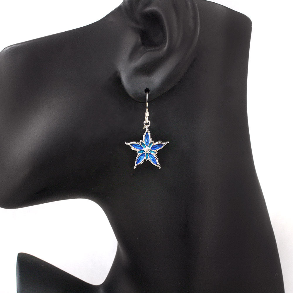 Dangle Style Warbreaker Earrings on Ear