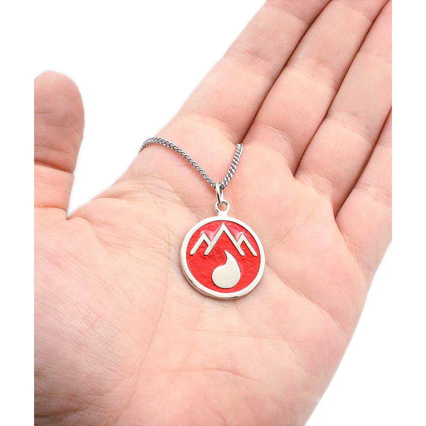 Adran Flag Pendant - Silver - Badali Jewelry - Necklace