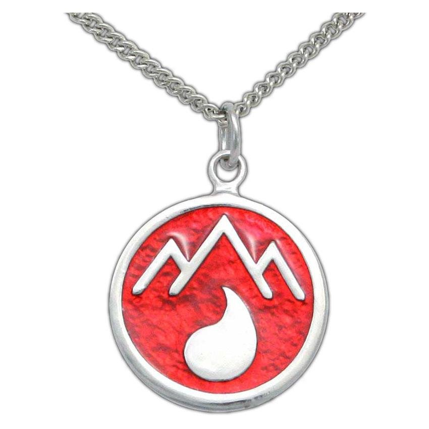 Adran Flag Pendant - Silver - Badali Jewelry - Necklace