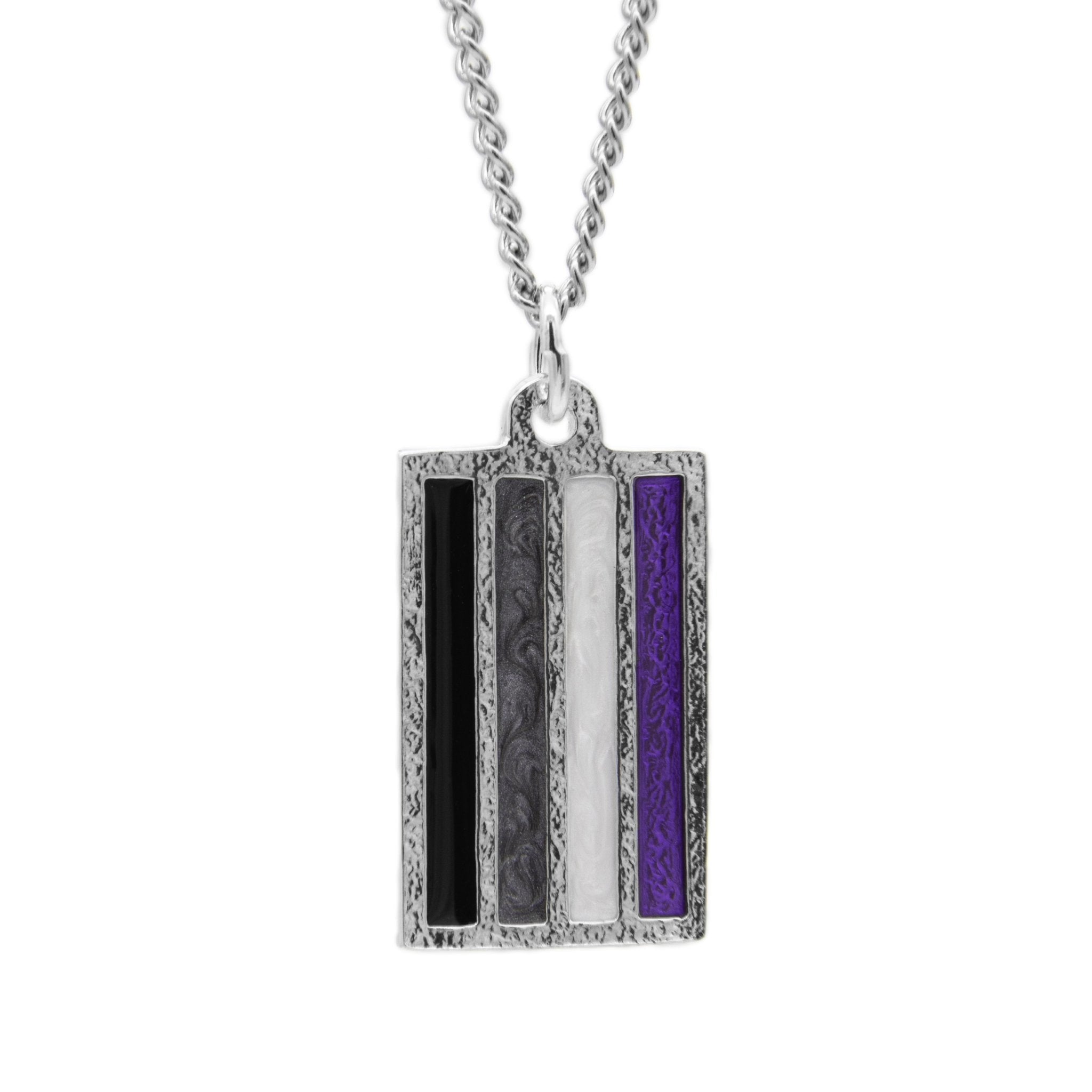 Asexual PRIDE Necklace - Badali Jewelry - Necklace