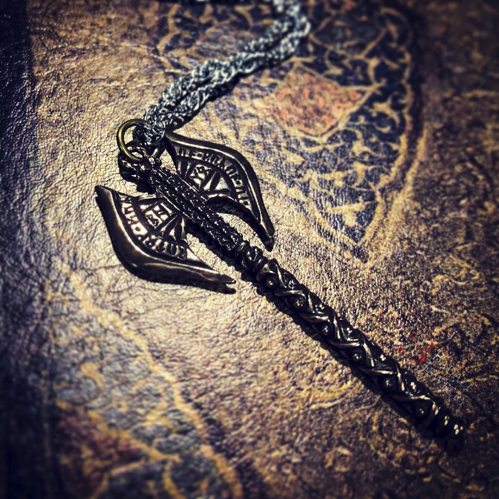 KHUZDUL Dwarven Battle Axe - Badali Jewelry - Necklace