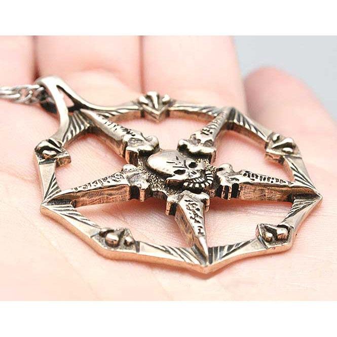 Bone Faction Medallion - Bronze - Badali Jewelry - Necklace