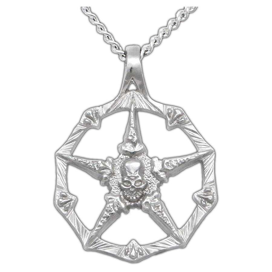 Bone Faction Pendant - Silver - Badali Jewelry - Necklace
