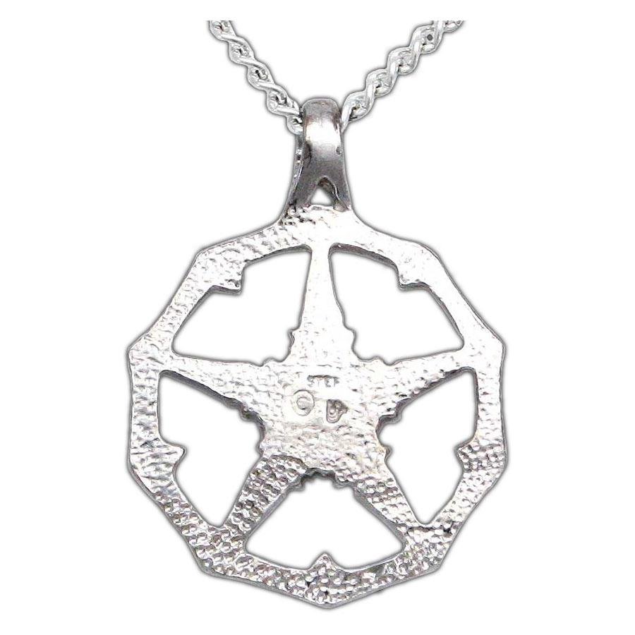 Bone Faction Pendant - Silver - Badali Jewelry - Necklace