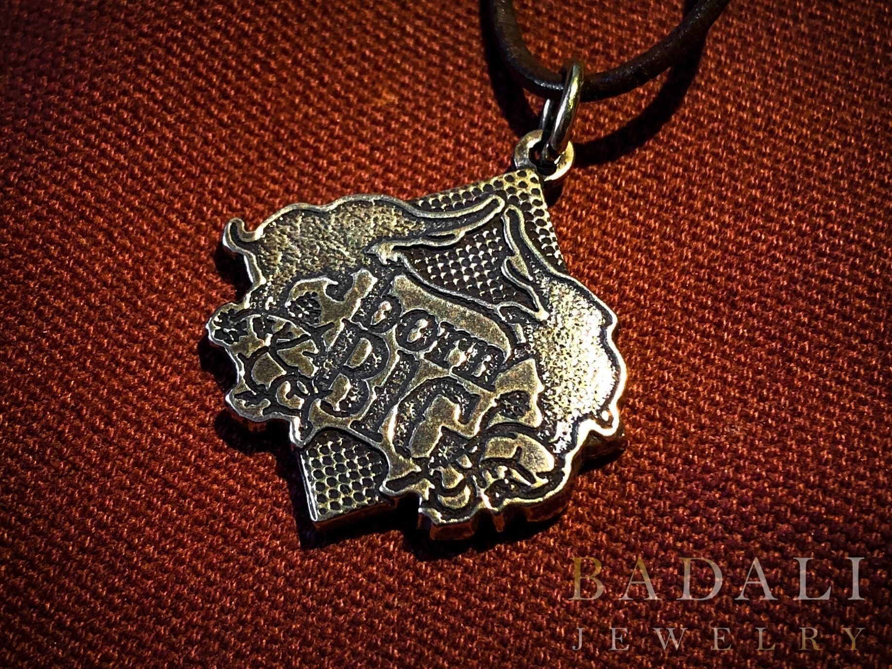 Born Big Pendant - Bronze/Brass - Badali Jewelry - Necklace