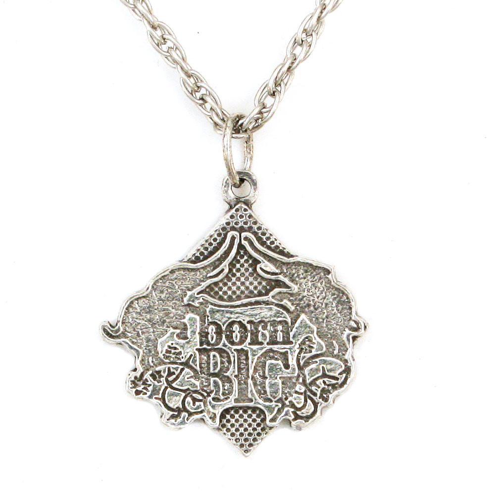 Born Big Pendant - Sterling Silver - Badali Jewelry - Necklace