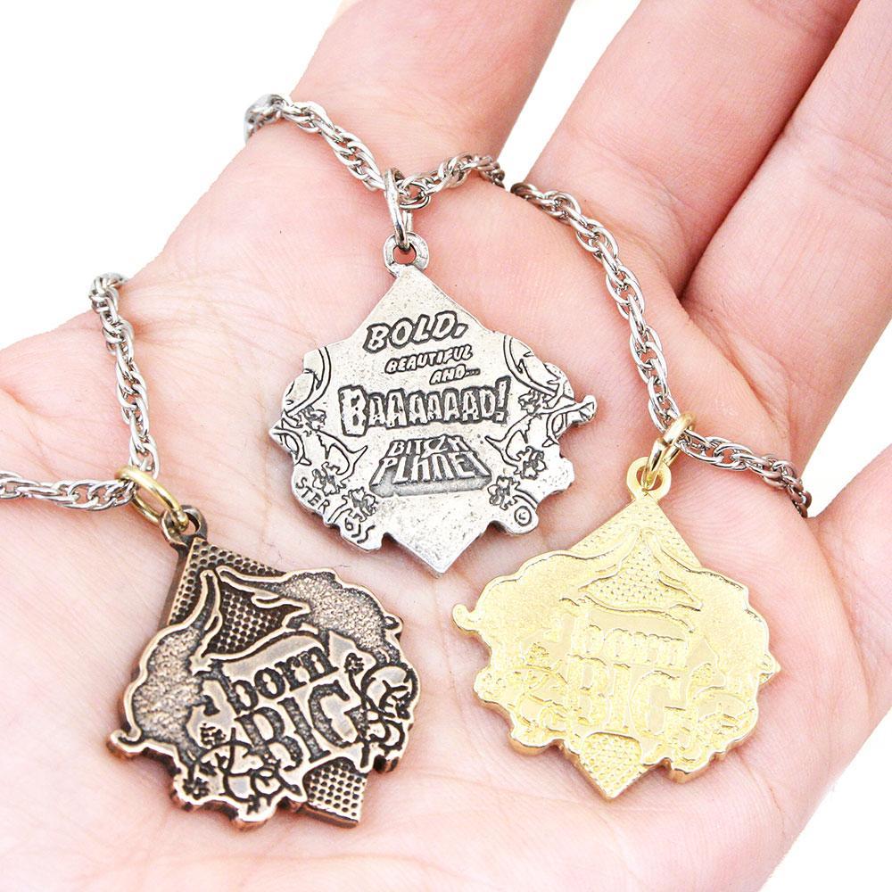 Born Big Pendant - Sterling Silver - Badali Jewelry - Necklace